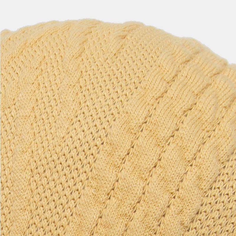 Casual Twist Knit Wool Warm Beret Cap Regulowany Oddychający Przedni Kapelusz Płaski Kapelusz Dla Mężczyzn