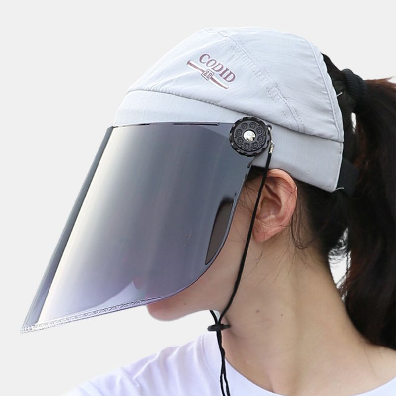 Damska CZapka Przeciwsłoneczna Anti-uv Visor Anti-fog