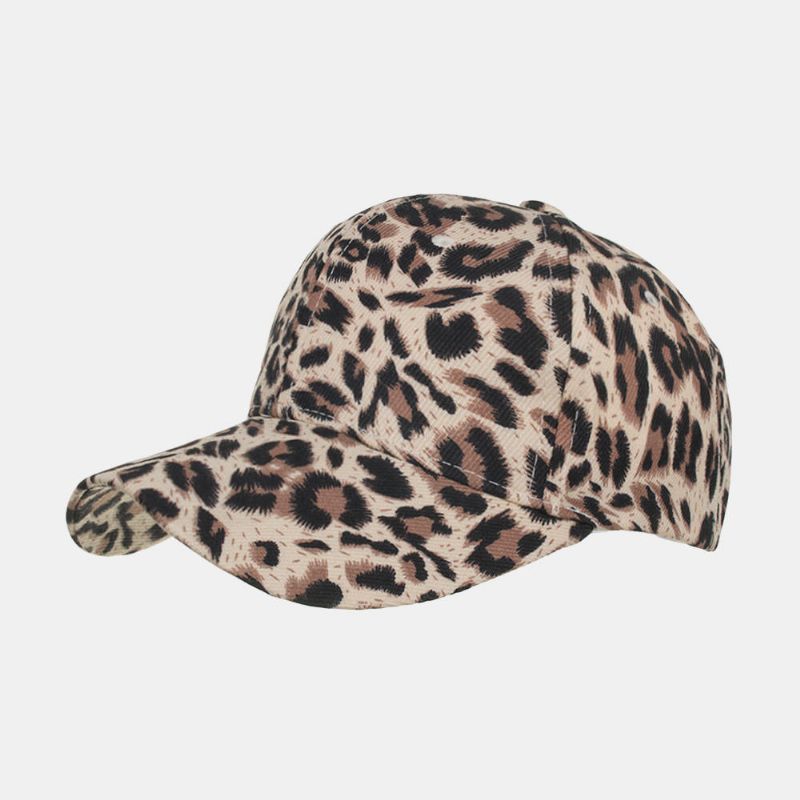 Kobiety Mężczyźni Leopard CZapka Z Daszkiem Oddychająca CZapka Przeciwsłoneczna