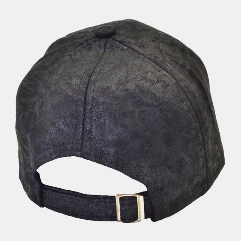 Mężczyźni Bawełna List Kwiat Haft Casual Dziki Sunshade CZapka Baseballowa