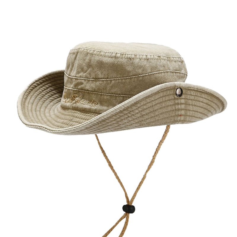 Mężczyźni Bawełna Myte Stare Vintage Jungle Sport Alpinizm Kapelusz Wędkarski Outdoor Travel Sun Hat