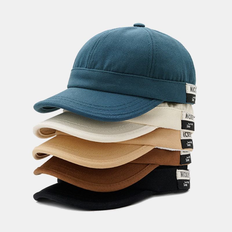 Męska CZapka Z Krótkim Rondem Z Napisem Snapback Kapelusz Casual Street CZapka Hip-hopowa Suncreen CZapka Z Daszkiem