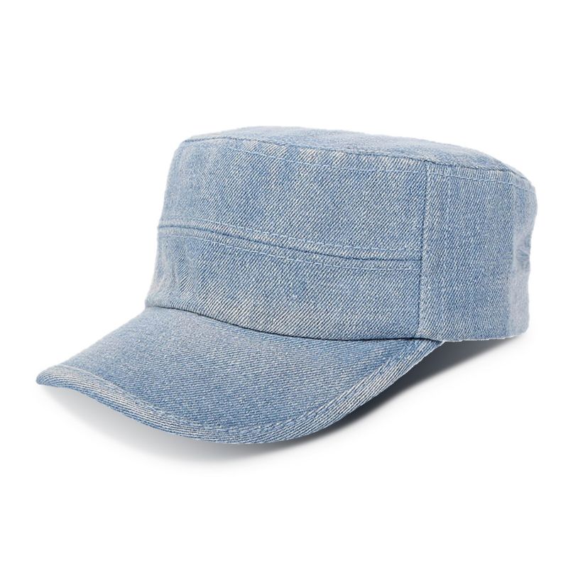 Męskie Denim Outdoor Sunshade All-match Regulowany Casual Vintage Military Caps Płaskie Hats