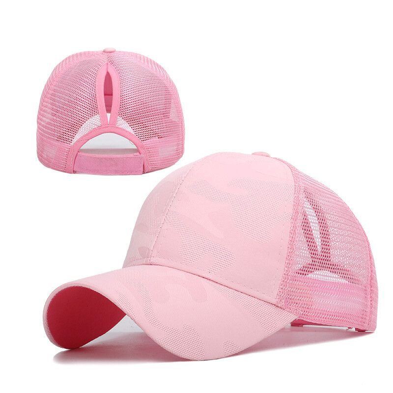 New Arrival Damska Moda Lato Sport Kucyk CZapka Z Daszkiem Kobiety Messy Bun Baseball Hat