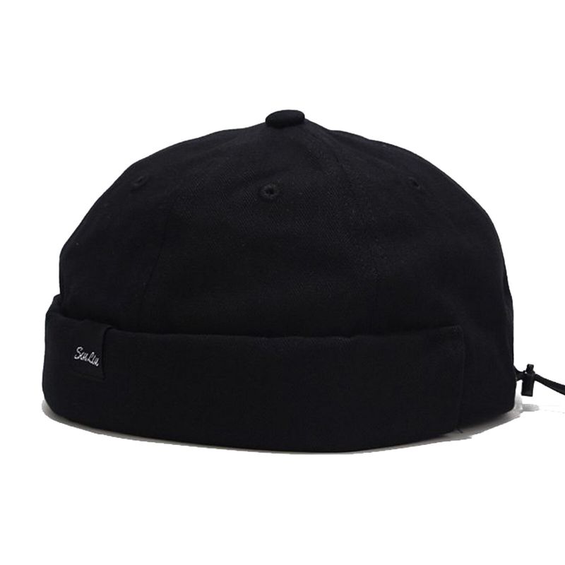 Unisex Bawełna Casual Sznurek Regulowana CZapka Bez Ronda CZapka Landlord Skull Cap