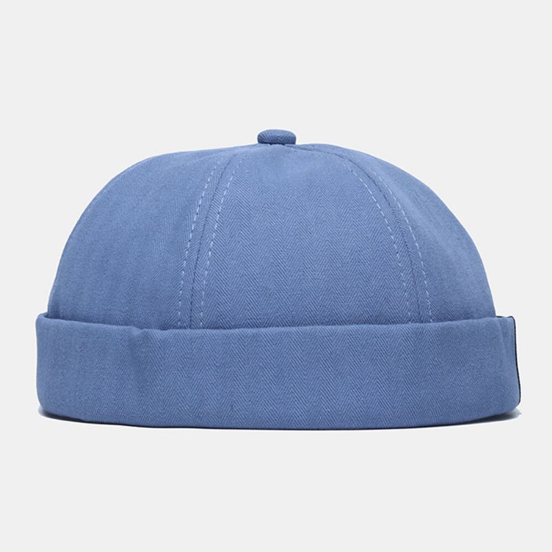 Unisex Bawełna Jednolity Kolor Patchwork W Stylu Hip-hop Dorywczo CZapka Landlord CZapka Beanie CZapka Bez Rondu