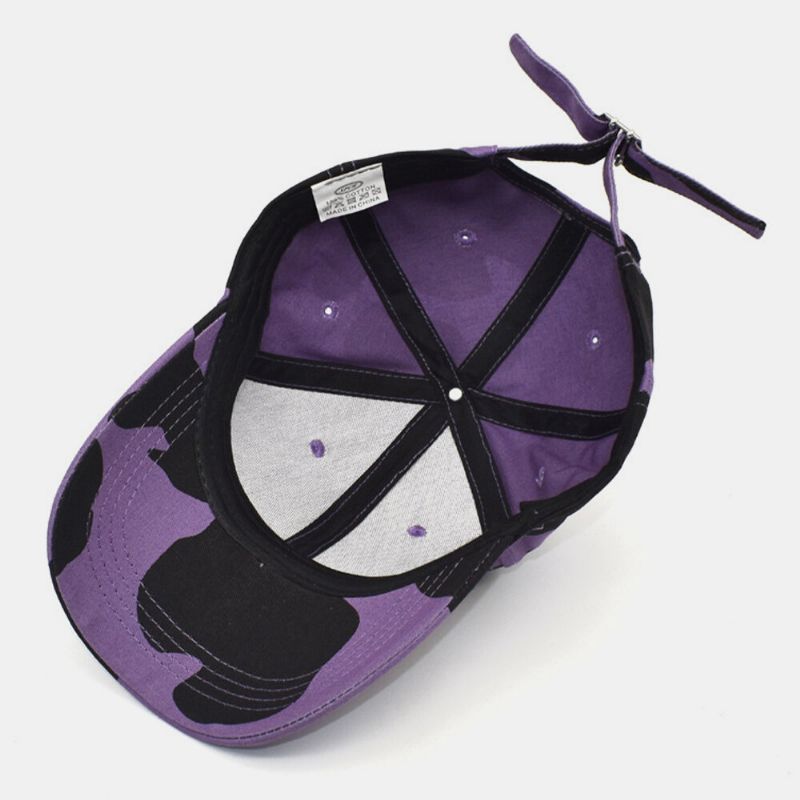 Unisex Cotton Cows Pattern Outdoor Travel Sunshade Baseball Hat