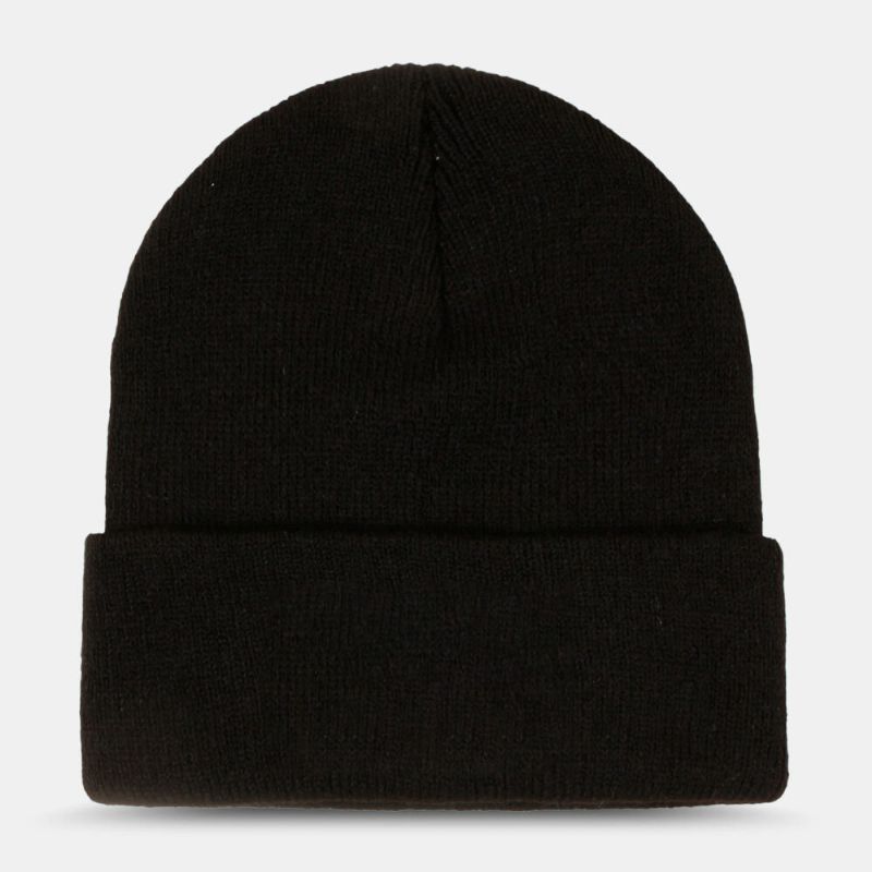 Unisex CZapka Beanie Akryl Dzianiny Litery Haftowane Zwinięty Cały Mecz Ciepła CZapka CZapka Dzianinowa