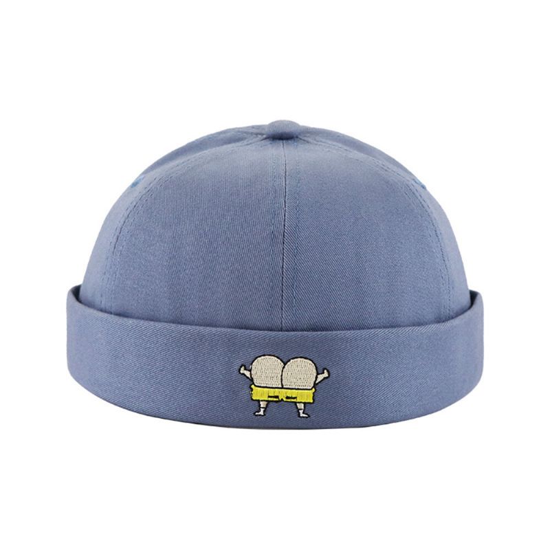 Unisex Melonowy Kapelusz Letni Cienki Odcinek Hip Hop Landlord Kapelusz Retro Leisure Street Brimless Hats