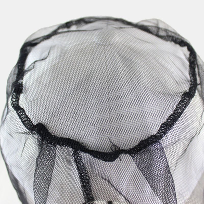 Unisex Przeciw Komarom Nakrycia Głowy Netto Gaza Maska Outdoor Fishing Mosquito Head Net Mesh Pszczelarstwo Kapelusz