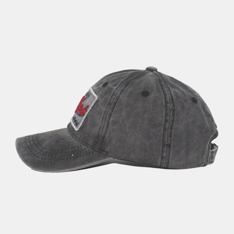 Unisex Trójwymiarowy Haftowany Wzór Litery Twill Cap Myte Zakrzywione Rondo Dzika CZapka Z Daszkiem Z Filtrem Przeciwsłonecznym