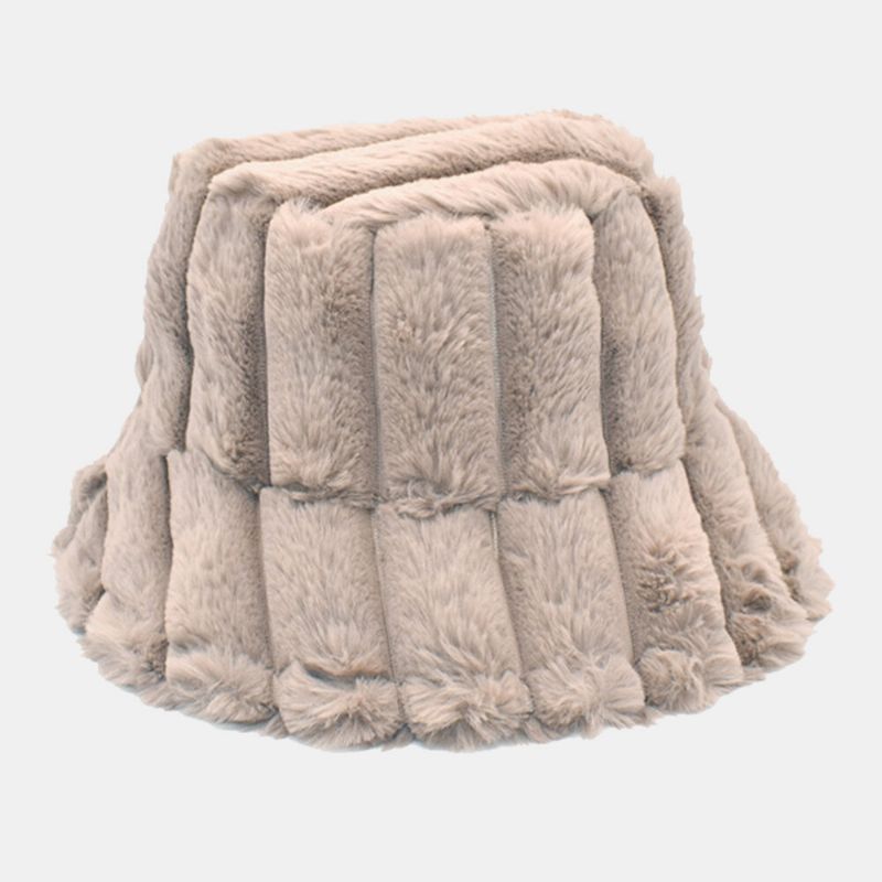 Unsiex Bawełna Ciepła Miękka Outdoor Casual All-match Solid Color Bucket Hat