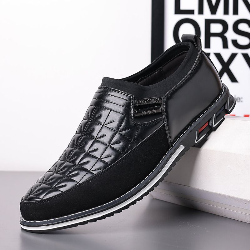 Męskie Szwy Antypoślizgowe Slip-on Casual Business Buty