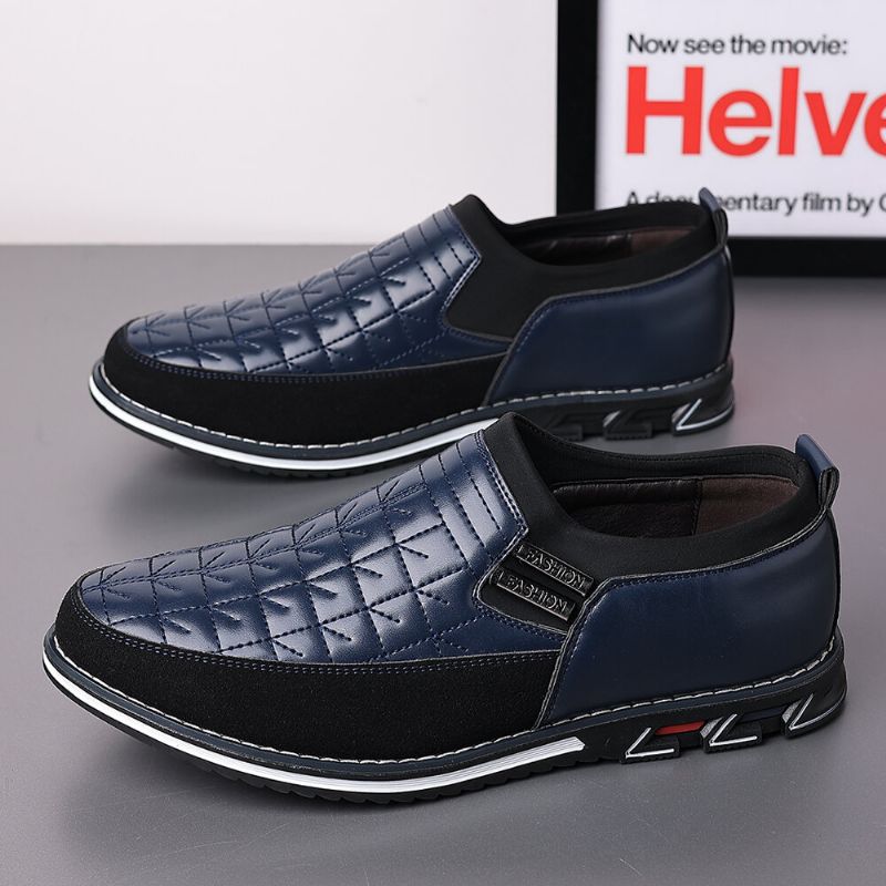 Męskie Szwy Antypoślizgowe Slip-on Casual Business Buty