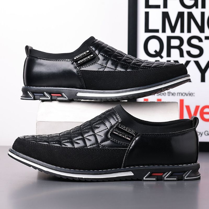 Męskie Szwy Antypoślizgowe Slip-on Casual Business Buty