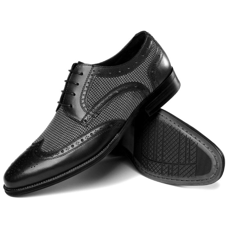 Mężczyźni Brogue Łączenie Biznesowe Formalne Sznurowane Buty Oksfordzie