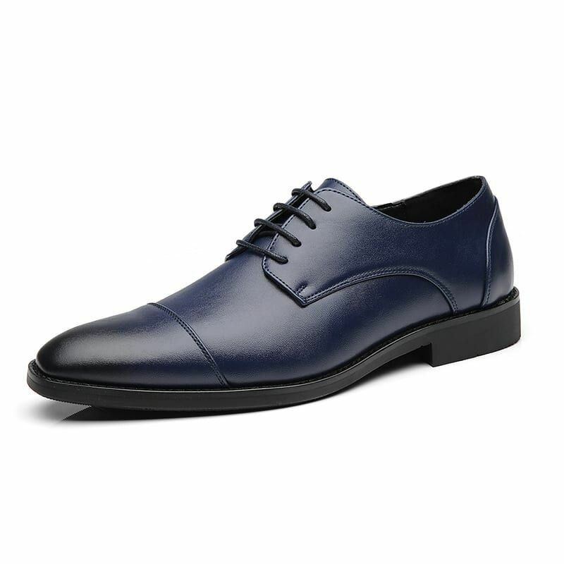 Męskie Buty Ze Skóry Z Mikrofibry Casual Business Oxfords