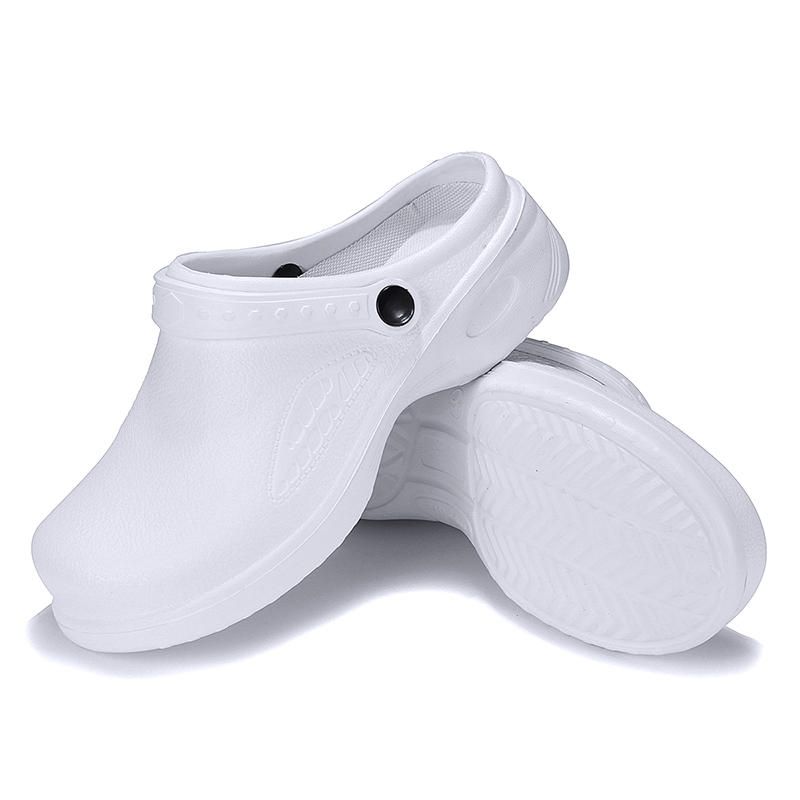 Damskie Medical Nursing Kitchen Slip On Wygodne Lekkie Antypoślizgowe Buty Robocze Mieszkania