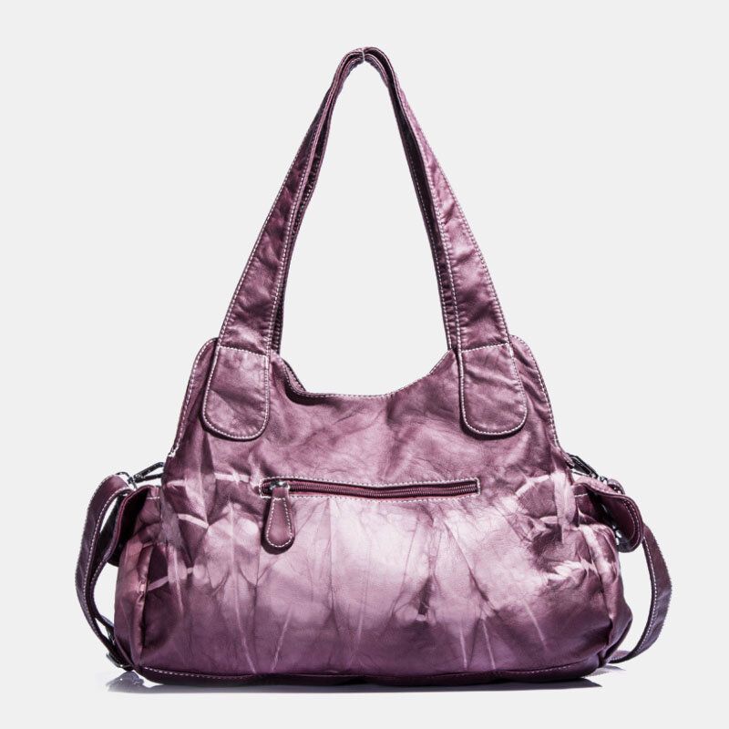 Angel Kiss Damskie Pu Leather Multi-carry Solid Color Crossbody Torby Torba Na Ramię Torebka Na Ramię