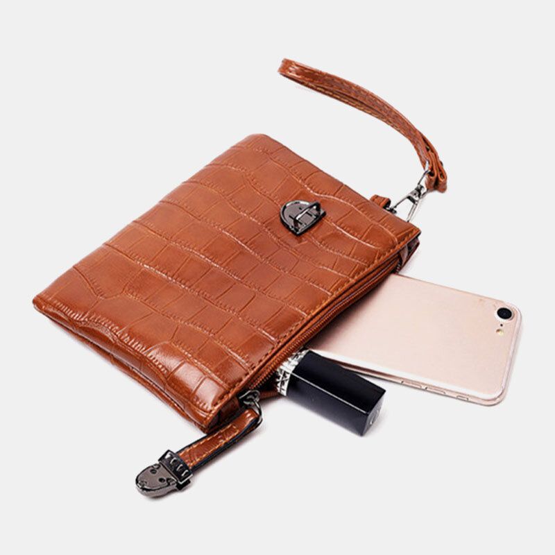 Kobiety 4 Szt Faux Leather Miękki Jednolity Kolor Garnitur Torebka Crossbody Torba Kopertówka Portfel Na Karty