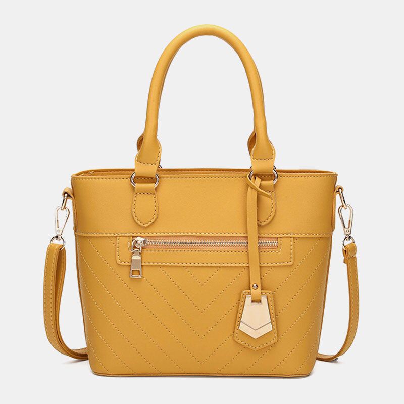 Kobiety Solidna Torebka Z Wieloma Kieszeniami Tornister Crossbody Torba Na Ramię Torebka