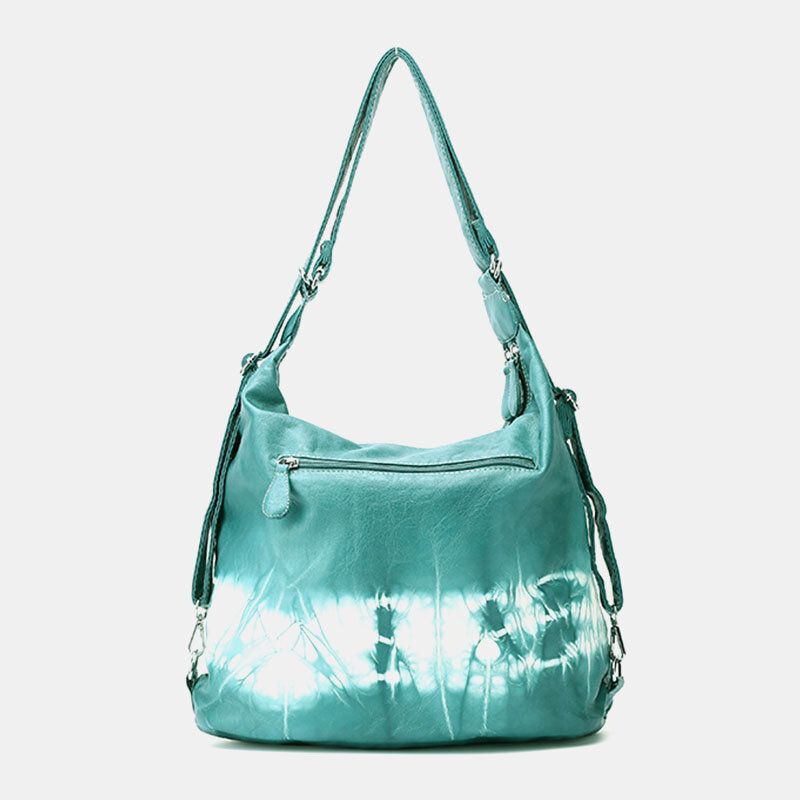 Kobiety Tie Dye Multi-carry Wodoodporna Torba O Dużej Pojemności Crossbody Torba Na Ramię Torebka Plecak