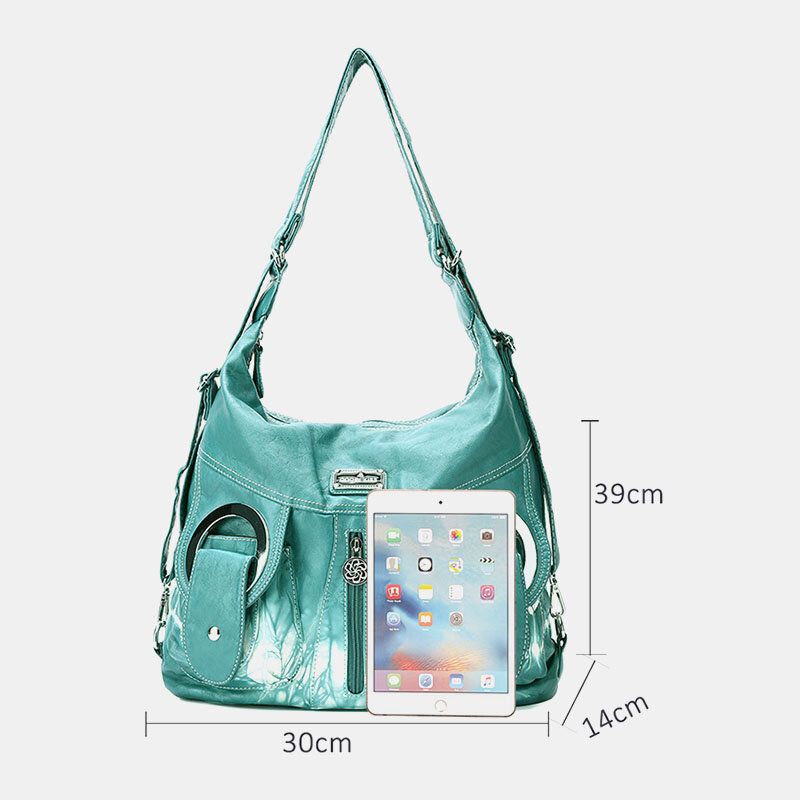 Kobiety Tie Dye Multi-carry Wodoodporna Torba O Dużej Pojemności Crossbody Torba Na Ramię Torebka Plecak