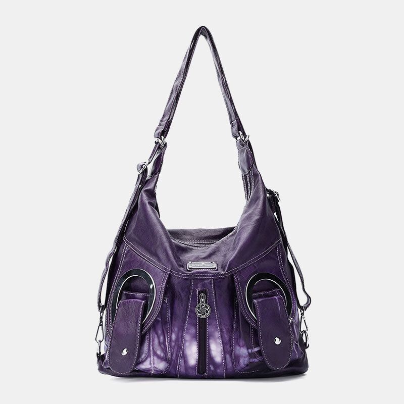 Kobiety Tie Dye Multi-carry Wodoodporna Torba O Dużej Pojemności Crossbody Torba Na Ramię Torebka Plecak