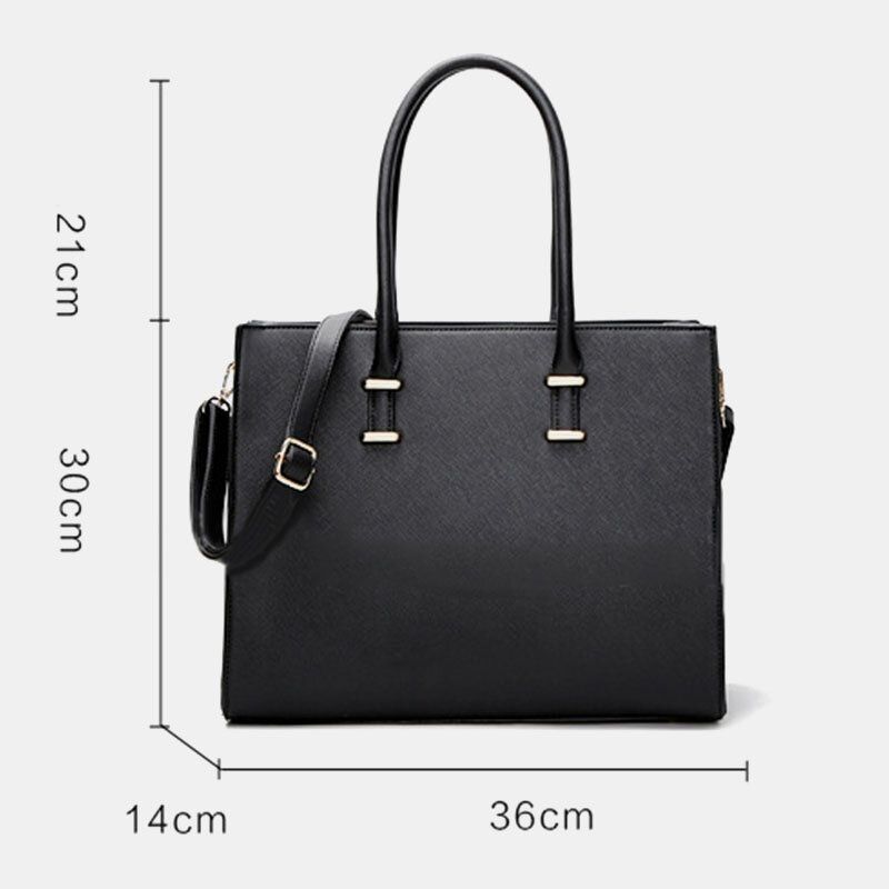 Torebka Damska Na Co Dzień O Dużej Pojemności Z Wieloma Przegródkami Faux Leather Crossbody Torby Torebka