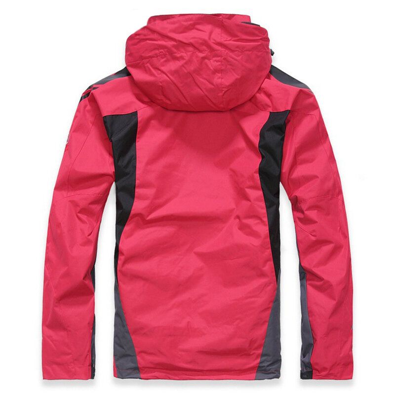 Męska Dwuczęściowa Wodoodporna Wiatrówka Outdoor Ski Jacket