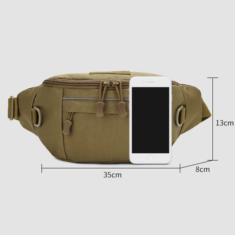 Mężczyźni Kamuflaż Multi-carry Tactical Travel Sport Riding Waist Torby Torba Na Ramię Torba Na Klatkę Piersiową