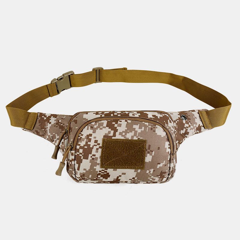 Mężczyźni Nylon Multi-carry Multi-pocket Outdoor Tactical Camouflage Riding Waist Torby Torba Na Ramię Torba Na Klatkę Piersiową