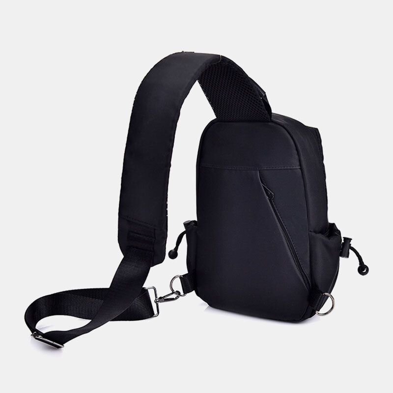 Mężczyźni Oxford Cloth Casual Fashion Wodoodporna Torba Na Klatkę Piersiową Do Przechowywania Na Zewnątrz Torba Crossbody