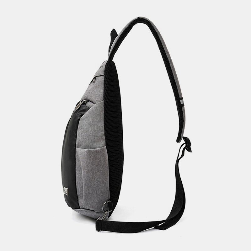 Unisex Nylon Lekki Kontrast Kolor Casual Outdoor Travel Torba Na Ramię Multi-carry Torba Na Ramię Torba Na Klatkę Piersiową