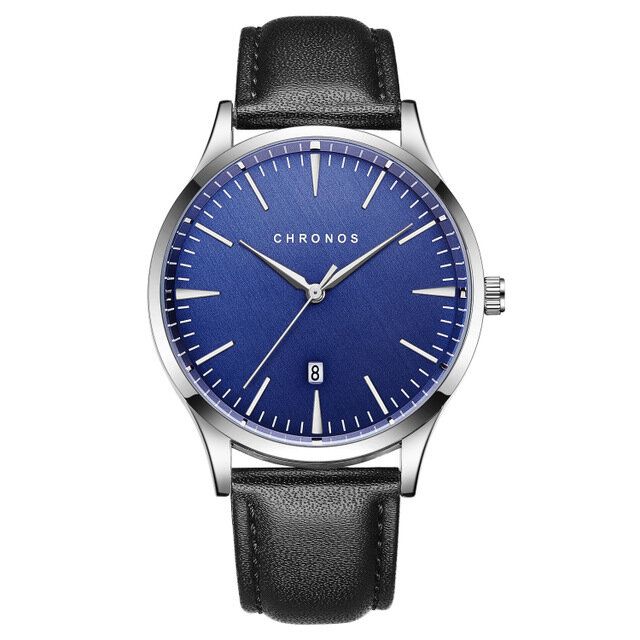 Casual Style Wodoodporny Męski Zegarek Na Rękę 40mm Hardlex Dial Ultra Cienki Zegarek Kwarcowy