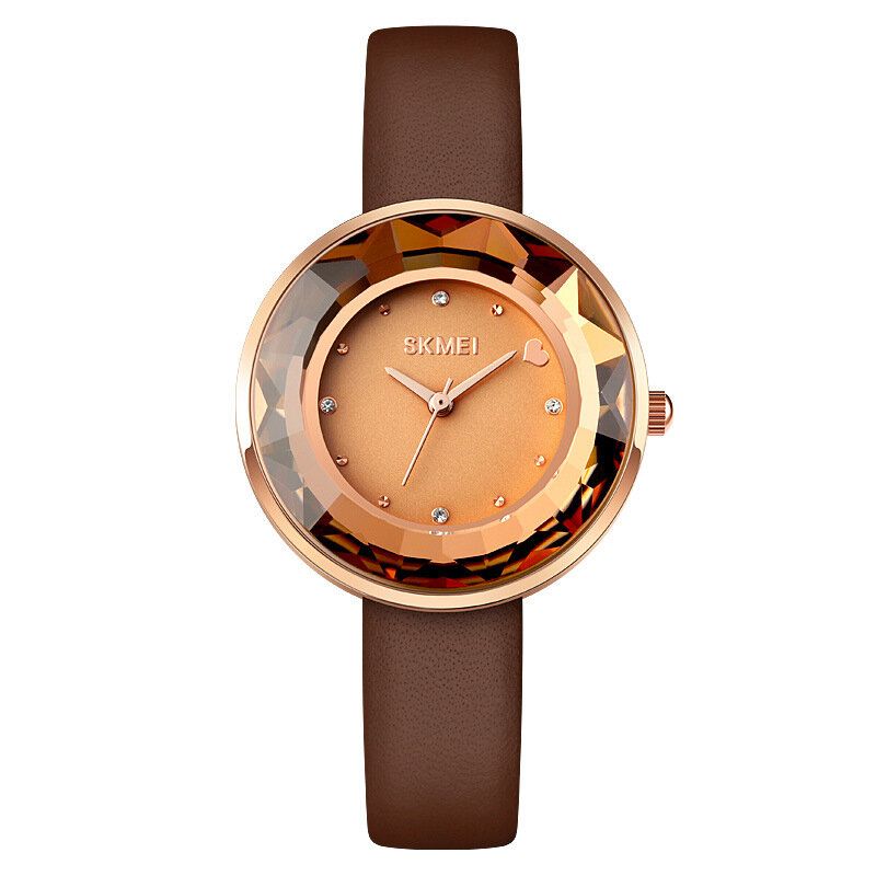 Fashion Damskie Watch Trójwymiarowe Lusterko Tnące Proste Małe Tarcze Lady Quartz Watch