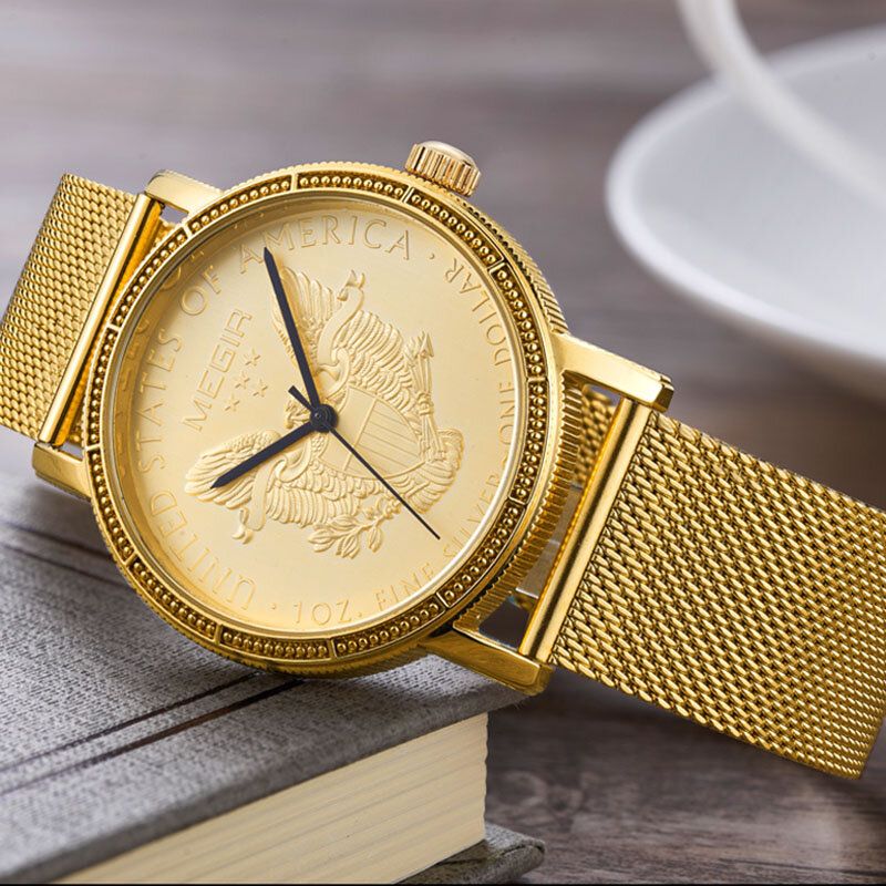 Simple Fashion Business Style Męskie Watch Pasek Ze Stali Nierdzewnej Ultra-cienki Wodoodporny Zegarek Kwarcowy