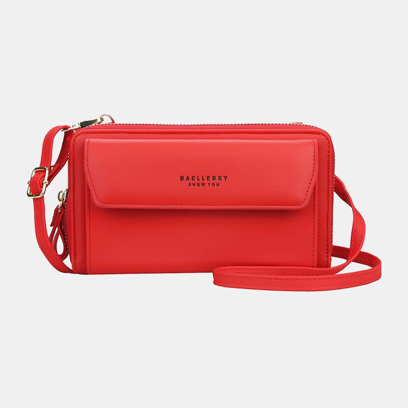 Kobiety 12 Miejsc Na Karty Torba Na Telefon O Dużej Pojemności Torba Crossbody