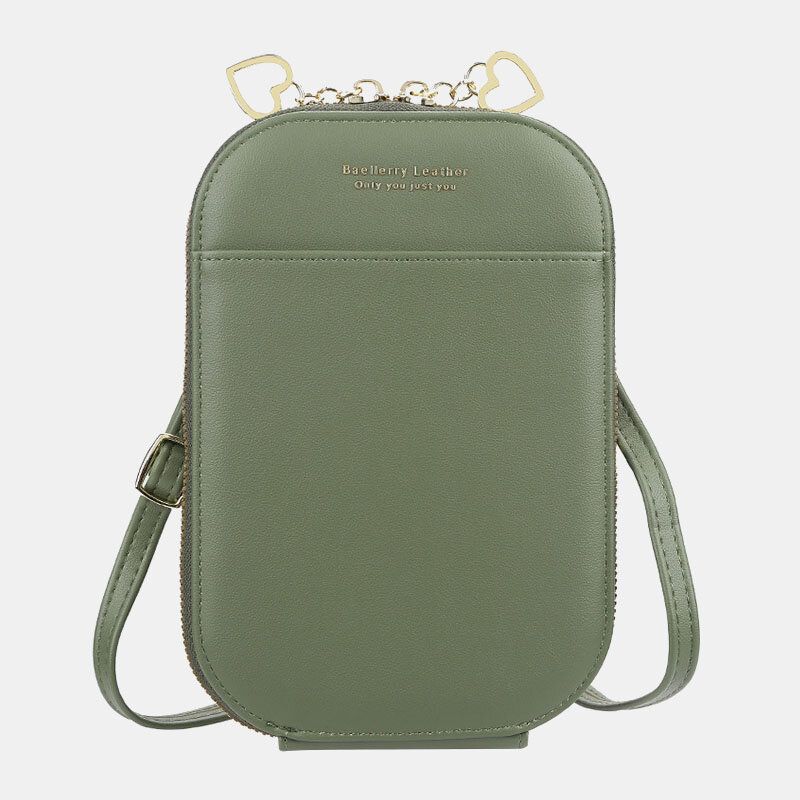 Kobiety 4 Gniazda Na Karty 6.5-calowa Torba Na Telefon Owalna Torba Torba Crossbody