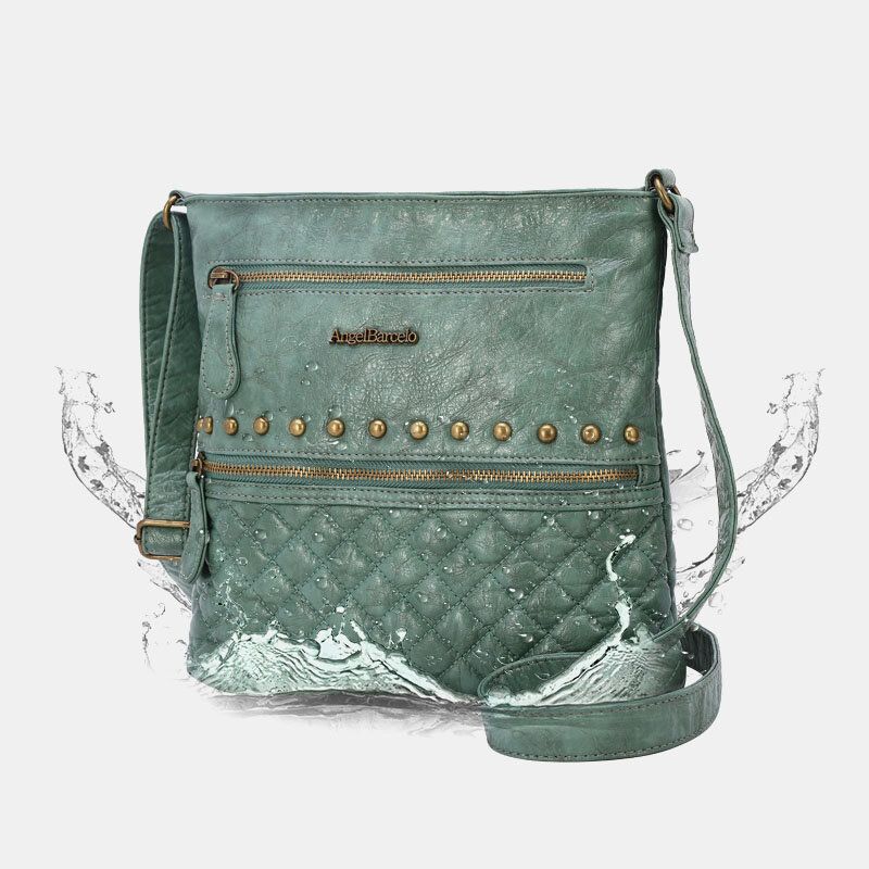 Kobiety Argyle Wodoodporny Sprzęt Antykradzieżowa Torba Crossbody Torba Na Ramię