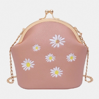 Kobiety Daisy Haft Łańcuchy Klamka Torba Crossbody Torba Na Ramię