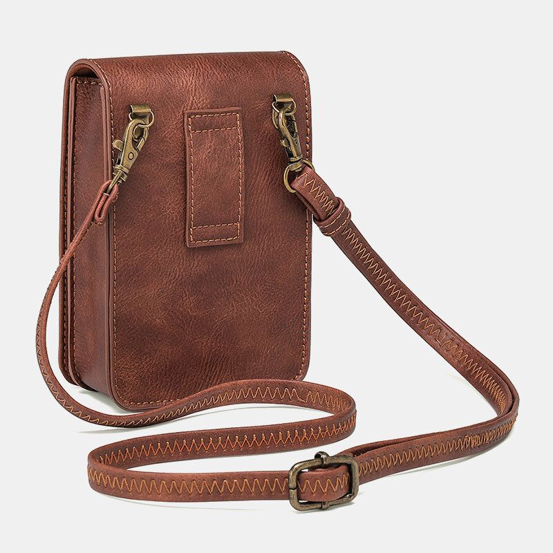 Kobiety Odpinany Pasek Na Ramię Sprzęt Nit Decor Wzór Węża Klapa Zapięcie Magnetyczne Projekt Torba Na Talię Crossbody