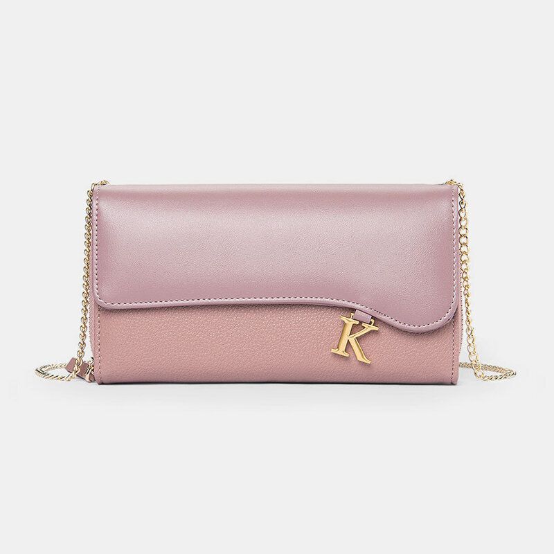 Kobiety Pu Łańcuchy 6.3 Cala Telefon Solid Letter Torba Crossbody