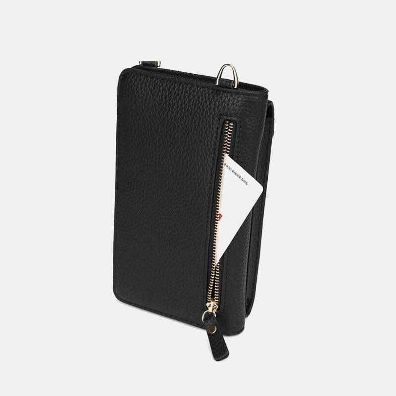 Kobiety Z Ekranem Dotykowym 6.3 Cala Uchwyt Na Telefon 10 Gniazdo Na Kartę Nit Crossbody Torby Portfel