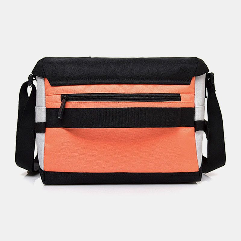 Mężczyźni Nylon Średnia Pojemność Kontrast Kolor Dorywczo Osobowość Tornister Torba Crossbody Torba Na Ramię