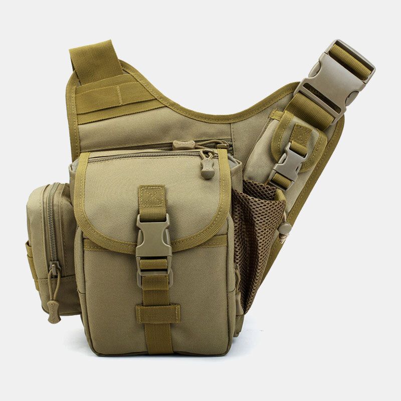 Mężczyźni Oxford Outdoor Riding Sports Camo Wodoodporna Torba Crossbody O Dużej Pojemności Torba Na Pas Torba Podsiodłowa