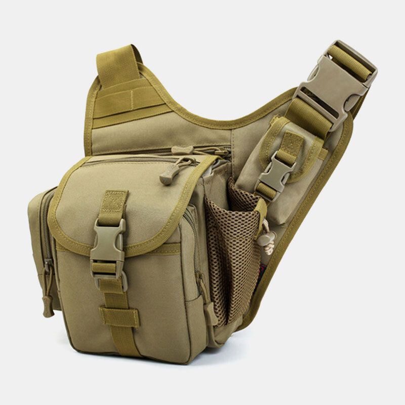 Mężczyźni Oxford Outdoor Riding Sports Camo Wodoodporna Torba Crossbody O Dużej Pojemności Torba Na Pas Torba Podsiodłowa