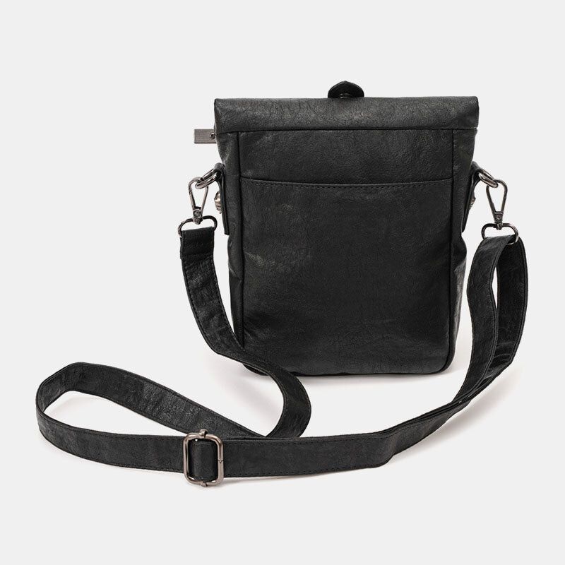 Mężczyźni Pu Leather Vintage 6.3 Cala Torba Na Telefon Małe Torby Crossbody Torba Na Ramię