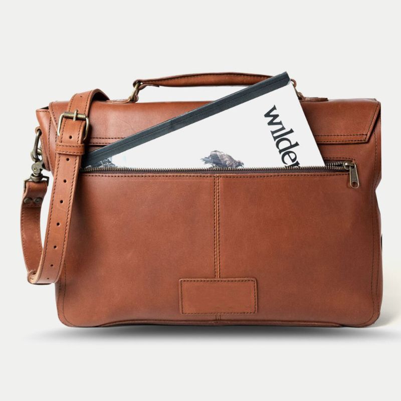 Mężczyźni Pu Leather Wielofunkcyjny Vintage 15.6 Cal Laptop Anti-theft Teczki Torba Crossbody Torba