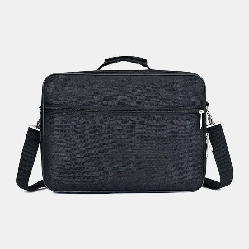 Męska Wodoodporna Odporna Na Zużycie Duża Pojemność Biznesowa Torba Na Laptopa 15.6 Cala Teczka Torba Crossbody